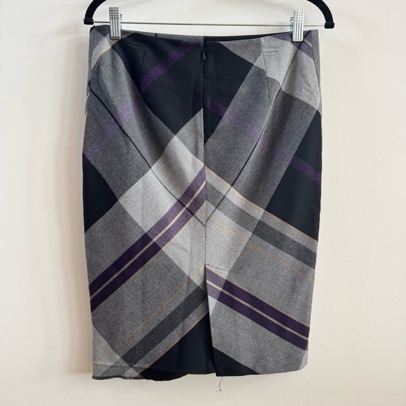 Smart Set Black and Gray Plaid Pencil Skirt - Picture 2 of 7